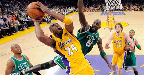 LAKERS CELTICS RIVALRY .